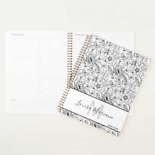 Art floral et papillon complexe (Devant avec enveloppe)