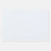 Art Floral Feuille Classique Motif Sur Bleu Clair (Devant 2)