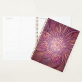 Art floral fractal moderne abstrait couleurs de ba (Devant avec enveloppe)