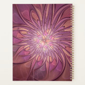 Art floral fractal moderne abstrait couleurs de ba (Dos)