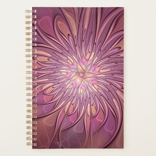Art floral fractal moderne abstrait couleurs de ba (Devant)