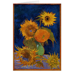 Art floral GalleryHD de tournesols de Van Gogh six