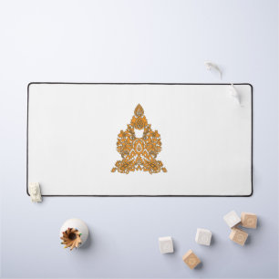 Art Floral Paisley ・ Décor Boho Orange