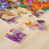 Art floral puzzle collage stimulant (Côté)