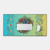 Art Floral Vert Mehndi, Splendor Infini (Clavier et souris)