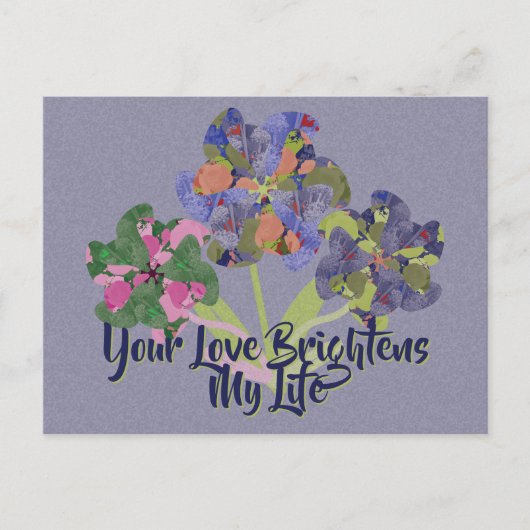 Art Flowers Briefkaart (Voorkant)