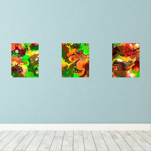 Art fluide des couleurs d'automne (Parquet)