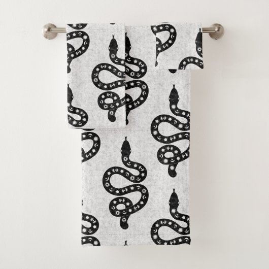 Art folklorique texturé grunge sorcière serpent no (En situation)