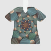 Art Fractal Abstrait Avec Profondeur Bleu Brown Ar (devant)