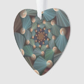 Art Fractal Abstrait Avec Profondeur Bleu Brown Ar (devant)