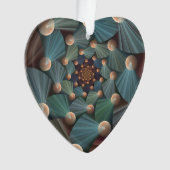 Art Fractal Abstrait Avec Profondeur Bleu Brown Ar (devant)