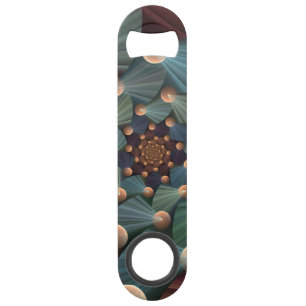 Art Fractal Abstrait Avec Profondeur Bleu Brown Ar