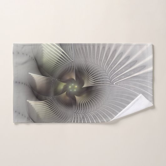 Art fractal Abstrait moderne en 3D (Serviette à main)