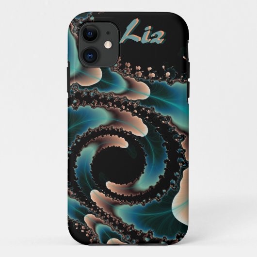 Art fractal Abstrait Personnalisé iPhone 5 Coque (Dos)