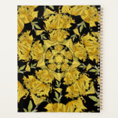 Art fractal azaléen jaune et noir (Dos)