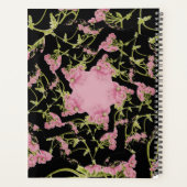 Art fractal d'Achille rose et noir (Dos)