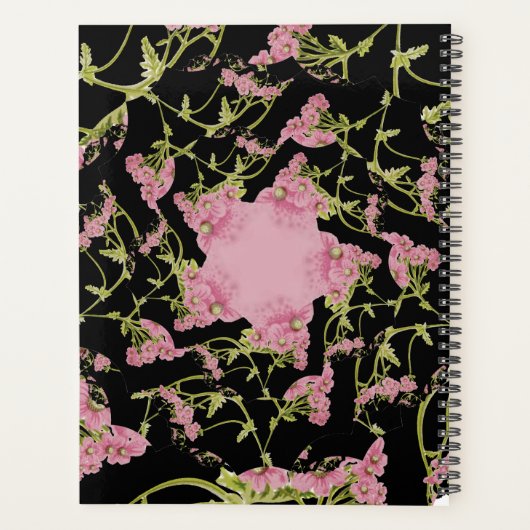 Art fractal d'Achille rose et noir (Dos)