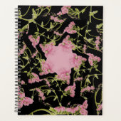 Art fractal d'Achille rose et noir (Devant)