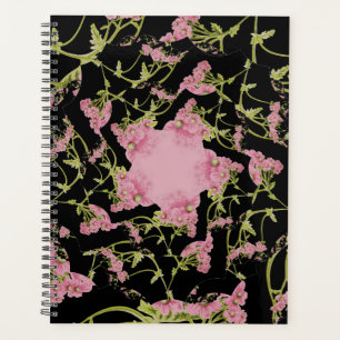 Art fractal d'Achille rose et noir