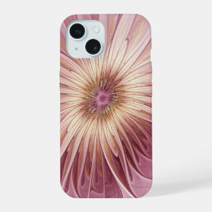 Art fractal de fleurs abstraites et nuances de bor