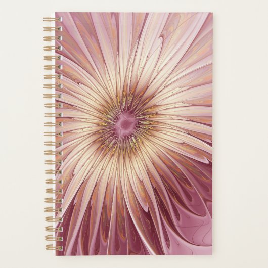 Art fractal de fleurs abstraites et nuances de Bou (Devant)