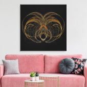 Art fractal de luxe sur toile (Insitu(Salon))