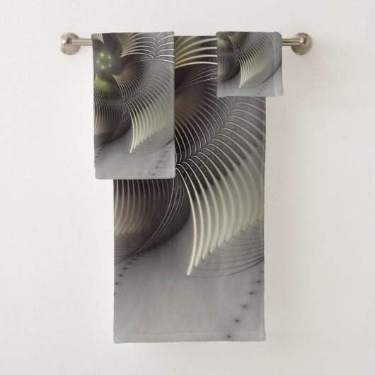 Art fractal forme 3D abstraite moderne (En situation)