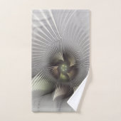 Art fractal forme 3D abstraite moderne (Serviette à main)