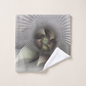 Art fractal forme 3D abstraite moderne (Gant de toilette)