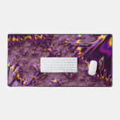 Art fractal groovy jaune violet trippy vibrant (Clavier et souris)