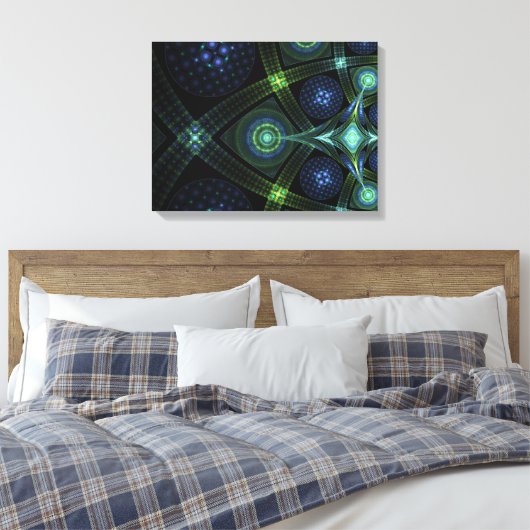 Art Fractal Mandala Universe Impression étirée (Insitu(Chambre))