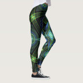 Art fractal Mandala Universe Yoga Leggings (Droite)