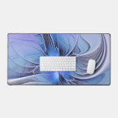 Art fractal moderne abstrait bleu lavande (Clavier et souris)