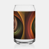 Art fractal moderne abstrait en spirale 3D avec de (Gauche)