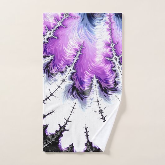 Art Fractal moderne coloré (Serviette à main)