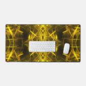 Art fractal plasma électrique doré (Clavier et souris)