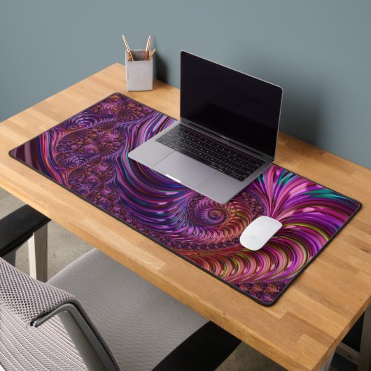 Art fractal spirale funky groovy tripant coloré (Bureau 2)