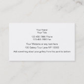 Art Gallery Cartes de visite (Dos)