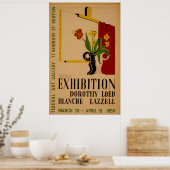 Art Gallery Exposition Boston Vintage WPA Poster (Cuisine)