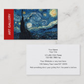 Art Gallery-Visitekaartjes Visitekaartje (Voorkant / Achterkant)