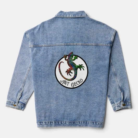 Art Gecko Denim Jacket (Achterkant)