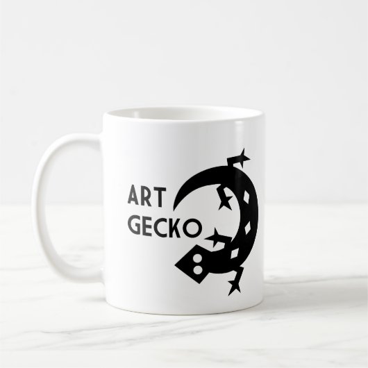 Art Gecko Koffiemok (Links)