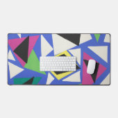 Art géométrique abstrait découpé bleu de Matisse (Clavier et souris)