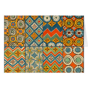 Art Géométrique Coloré Antique Égyptien Graphique