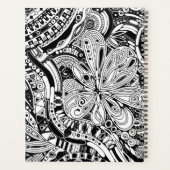 Art géométrique noir et blanc 15 (Dos)