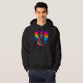 Art German Shepherd Dog Mountain Hoodie (Voorkant volledig)