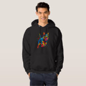Art German Shepherd Hoodie (Voorkant volledig)