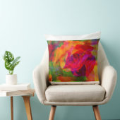 art glitch sur coussin jeté (Chaise)