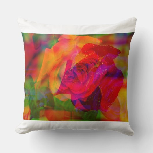 art glitch sur coussin jeté (Recto)