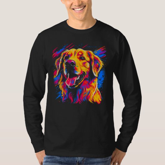 Art Golden Retriever 1 T-shirt (Voorkant)